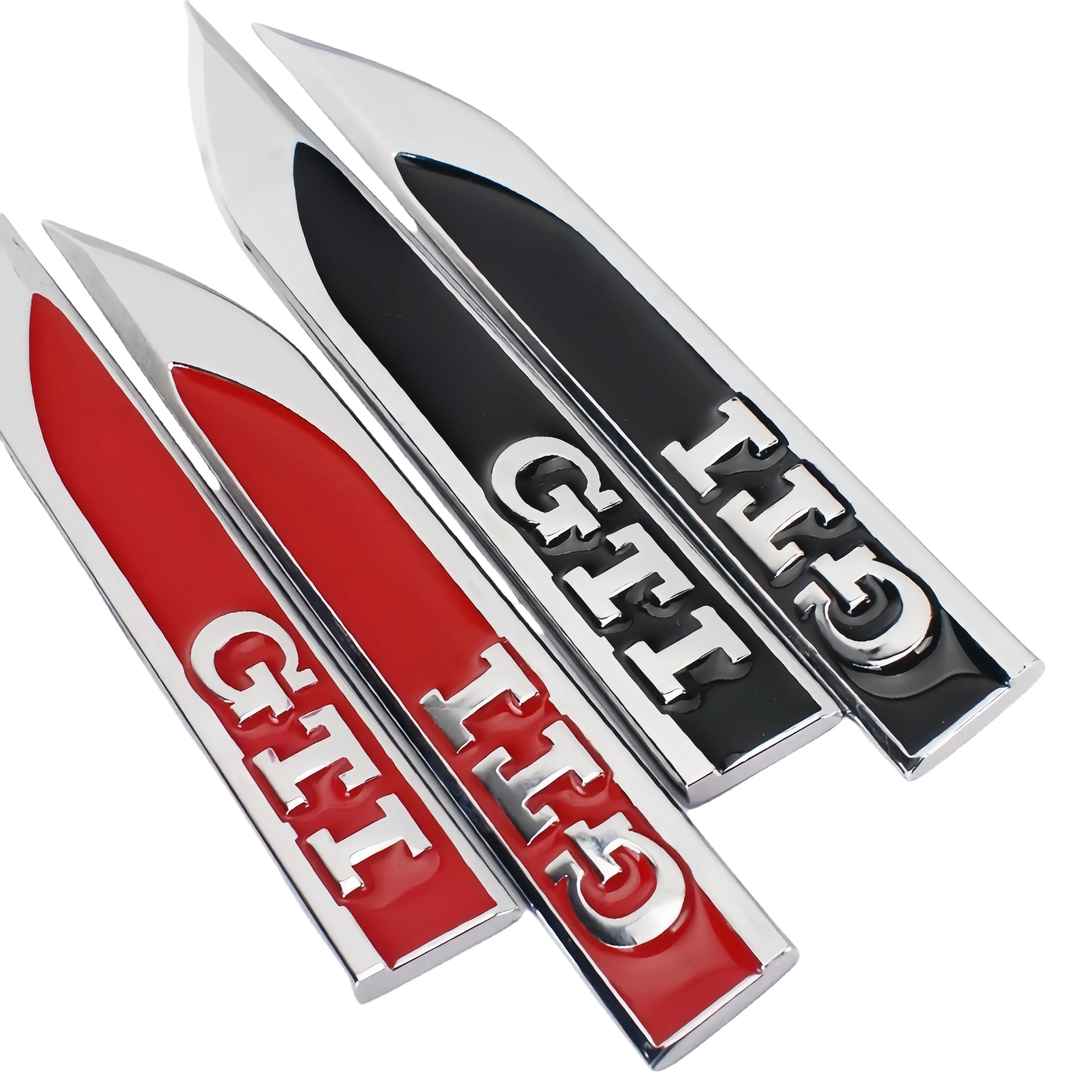 Golf Scorecard Holder - Sta op de weg: 3D-badgestickerset voor