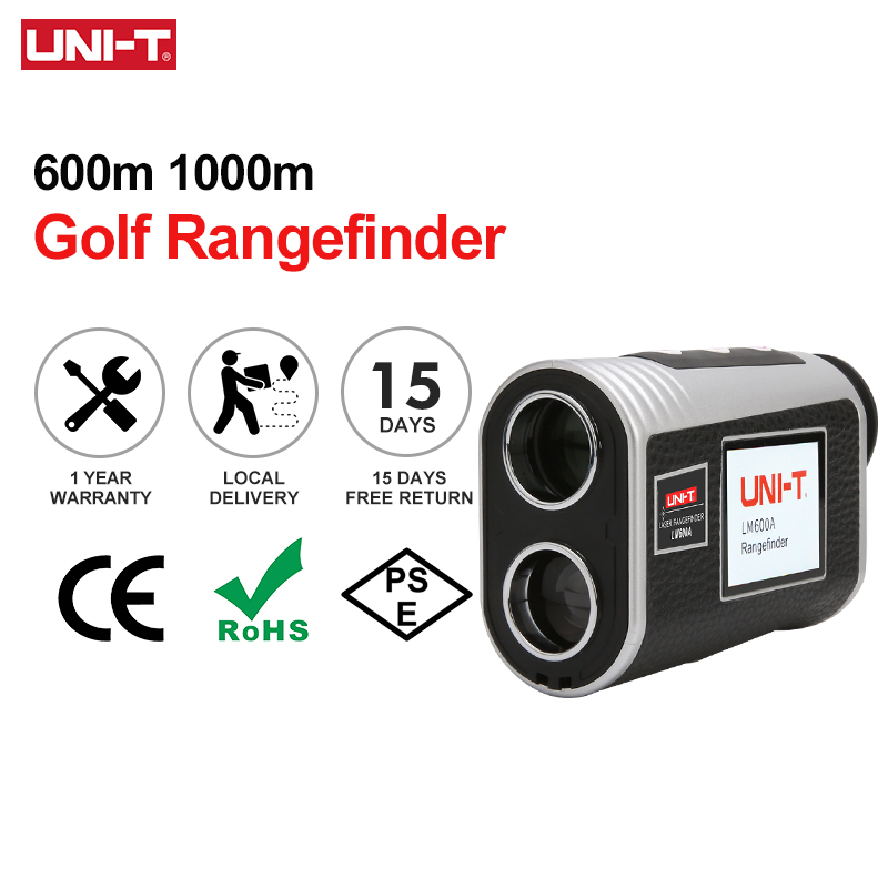 Rangefinder Laser Golf - UNI-T Golf-afstandsmeter met hellingaanpassing 600M 1000M