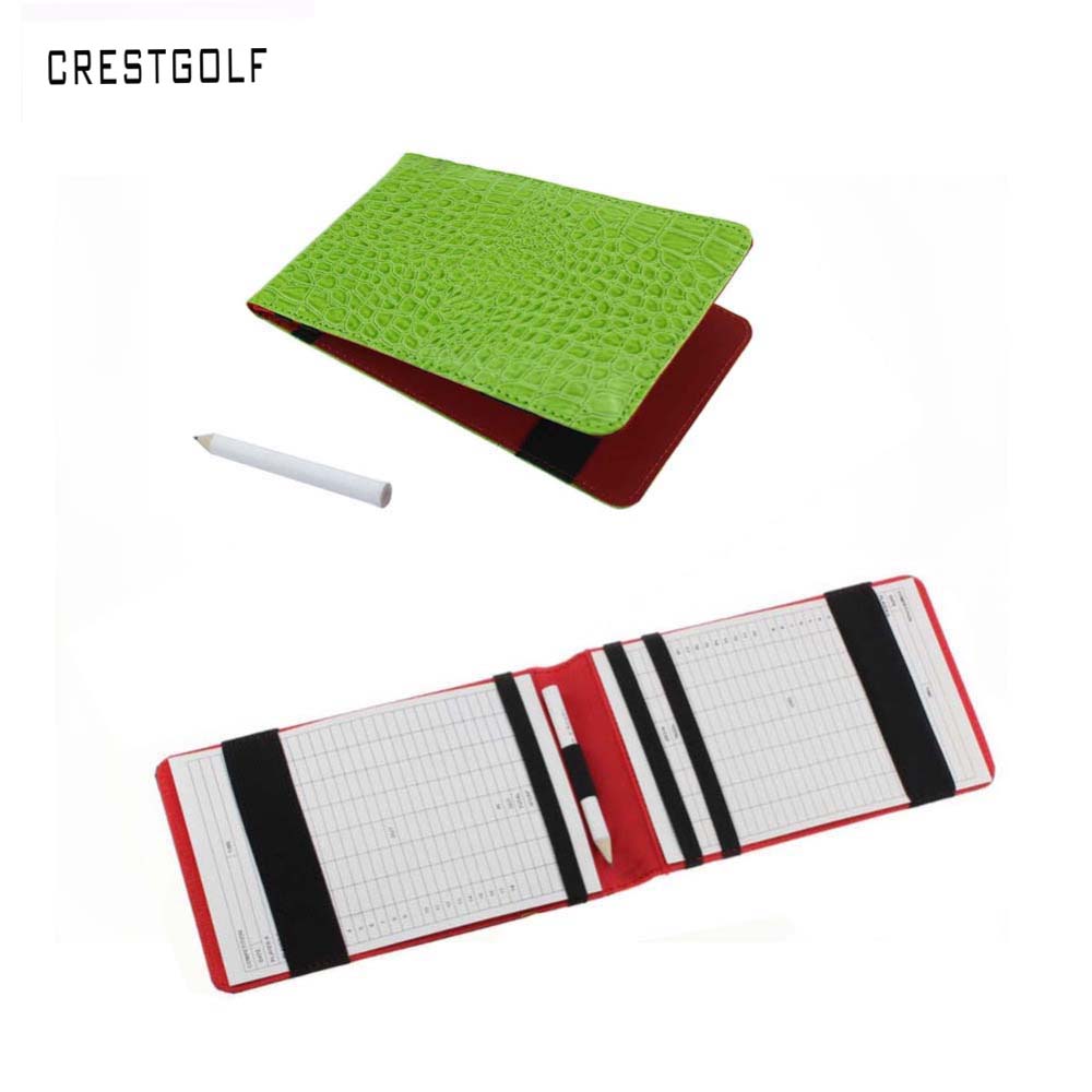 Golf Scorecard Holder - Crestgolf Promotie Golf Score Kaarthouder Populaire