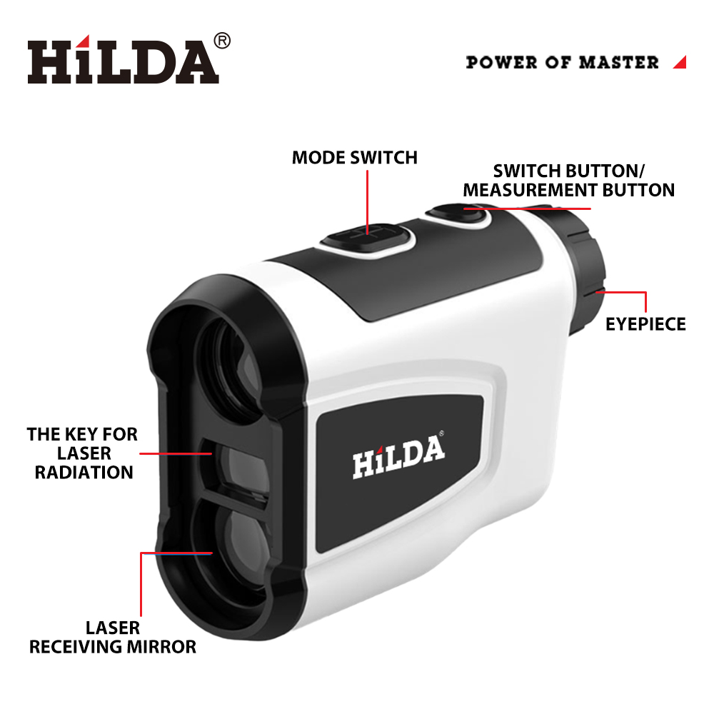 HILDA 800M Golf Laser-afstands - Rangefinder Laser Golf recensie en prijs