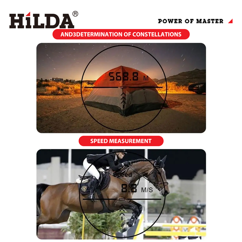 HILDA 800M Golf Laser-afstands - Rangefinder Laser Golf recensie en prijs
