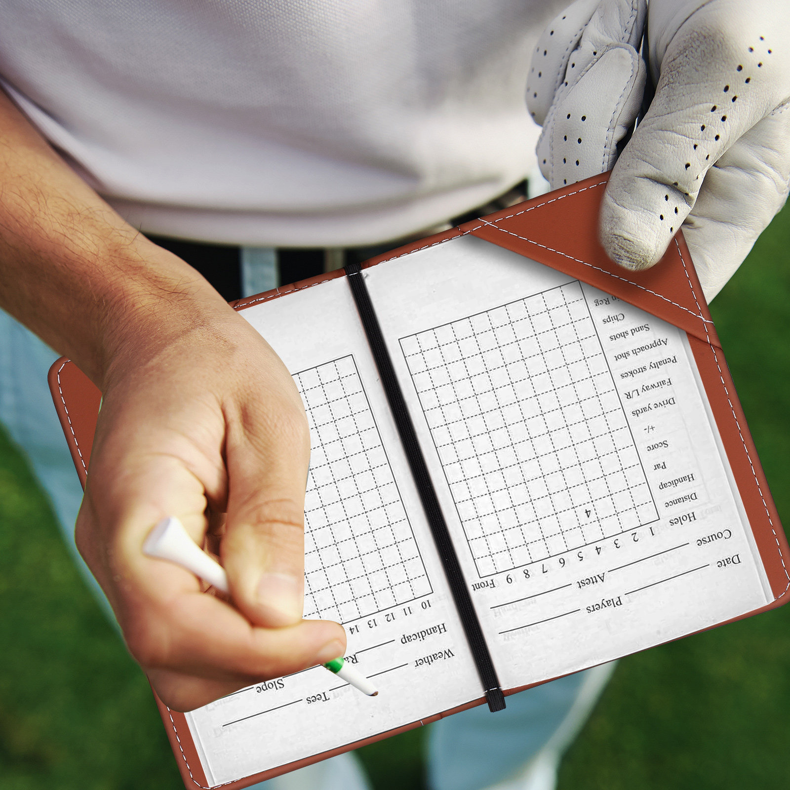 PU Golfscoreboek Compacte Stij - Golf Scorecard Holder recensie en prijs