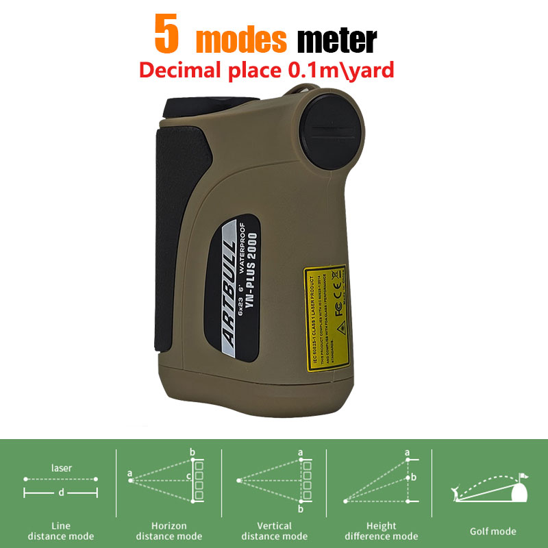 2000m Laser-afstandsmeter Mono - Rangefinder Laser Golf recensie en prijs