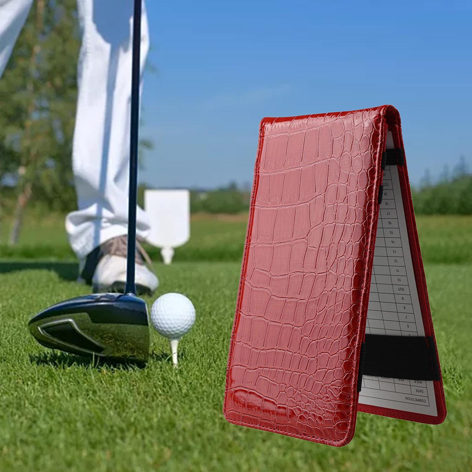PU-leer golf scorekaarthouder  - Golf Scorecard Holder recensie en prijs