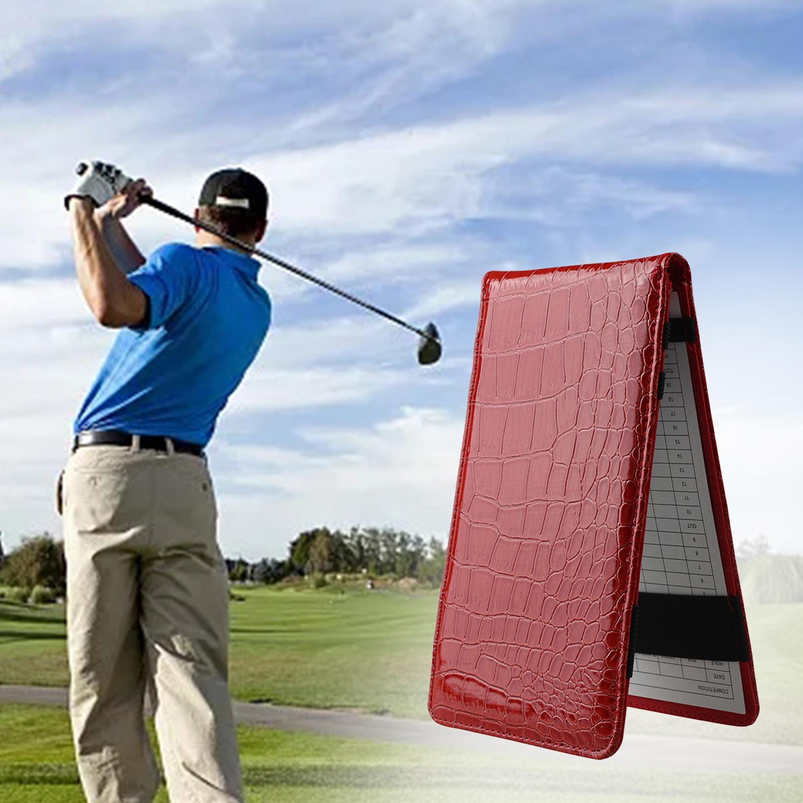 PU-leer golf scorekaarthouder  - Golf Scorecard Holder recensie en prijs